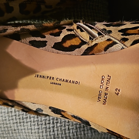 JENNIFER CHAMANDI LEOPARD LADIES HEELS SIZE 42 made in Italy - Picture 6 of 8
